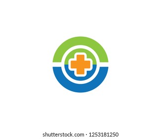 Medical logo template vector icon