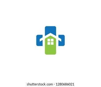 Medical logo template vector icon illustration