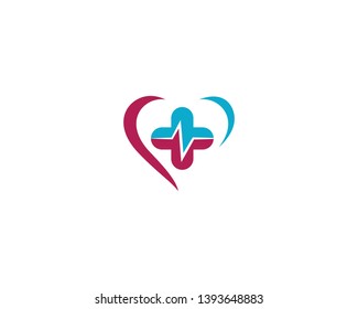 Medical logo template vector icon illustration