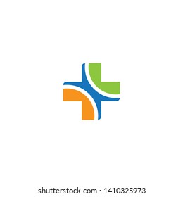 Medical logo template vector icon illustration