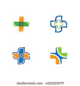 Medical logo template vector icon illustration