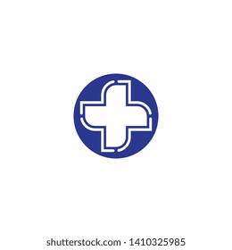 Medical logo template vector icon illustration