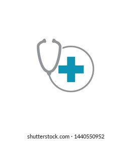 Medical logo template vector icon illustration