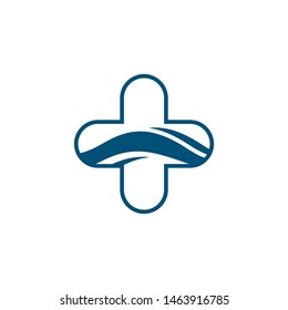 Medical logo template vector icon illustration
