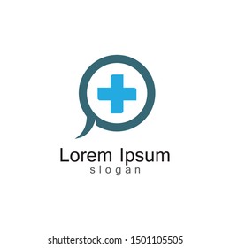 Medical logo template vector icon
