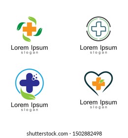Medical logo template vector icon