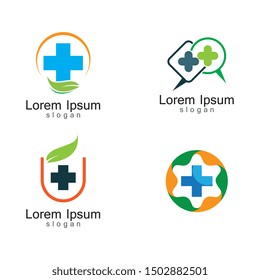 Medical logo template vector icon