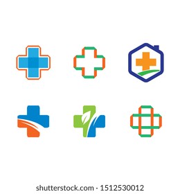 Medical logo template vector icon