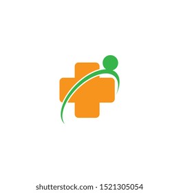 Medical logo template vector icon