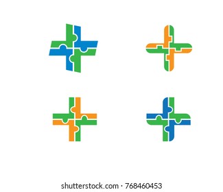 Medical Logo template vector illustration design