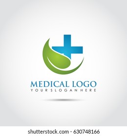 Medical Logo Template. Vector Illustrator Eps.10