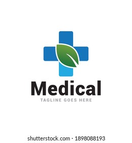 Medical logo vector design template.