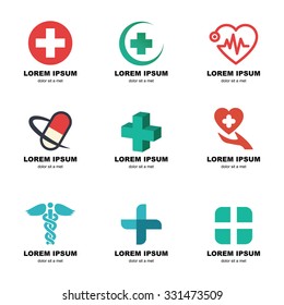 medical logo, vector elements design