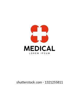 Medical logo vector logo template