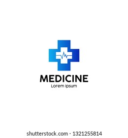 Medical logo vector logo template