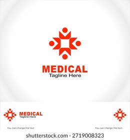 Logotipo médico logotipo de Vector Plantilla