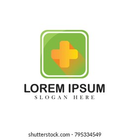 Medical logoyype concept vector emblem illustration icons health element