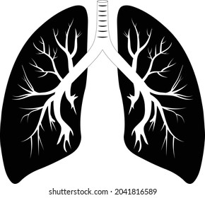 Medical Lung Diseases icon design graphics vector.