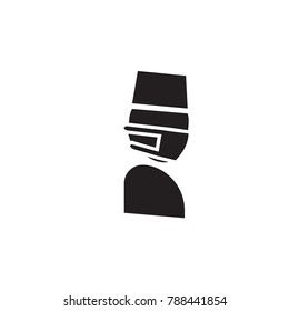 medical mask icon illustration isolated vector sign symbol