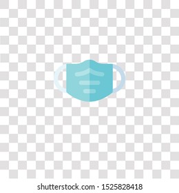 medical mask icon sign and symbol. medical mask color icon for website design and mobile app development. Simple Element from hygiene routine collection for mobile concept and web apps icon.