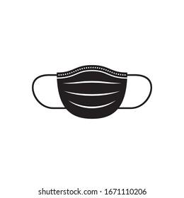 medical mask icon symbol vector