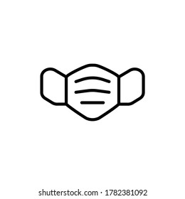 medical mask, mask icon vector. mask symbol for your design, Web design, Infographics, UI, Business and more.