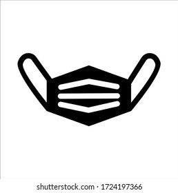 Medical mask icon vector. Trendy flat medical mask icon from health and medical collection isolated on white background. Vector illustration can be used for web and mobile graphic design, logo, eps10
