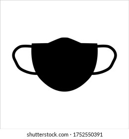Medical mask icon vector. Trendy flat medical mask icon from health and medical collection isolated on white background. Vector illustration can be used for web and mobile graphic design, logo, eps10