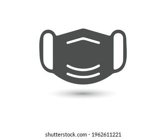 Medical mask icon vector. Trendy flat medical mask icon from health and medical collection isolated on white background. Vector illustration can be used for web and mobile graphic design, logo, eps 10