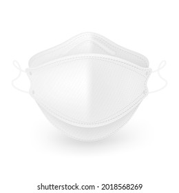 Medical mask KF94 3D mask pattern provides excellent protection against viruses, bacteria, dust and odors. Realistic file.