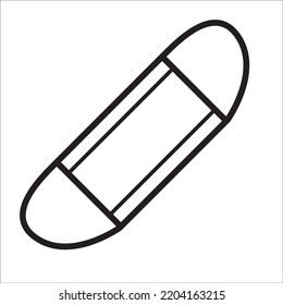 Medical mask. Safety from the Corona virus. Medicine vector icon