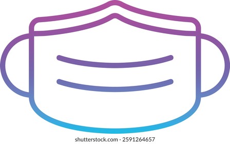 Medical Mask vector icon. Can be used for printing, mobile and web applications.