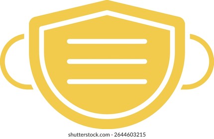 Medical Mask vector icon. Can be used for printing, mobile and web applications.