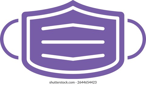 Medical Mask vector icon. Can be used for printing, mobile and web applications.