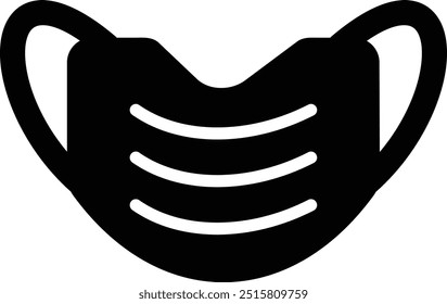 Medical mask Vector Icon Design Illustration