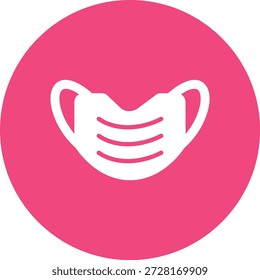Medizinische Maske Vektor Symbol Design Illustration