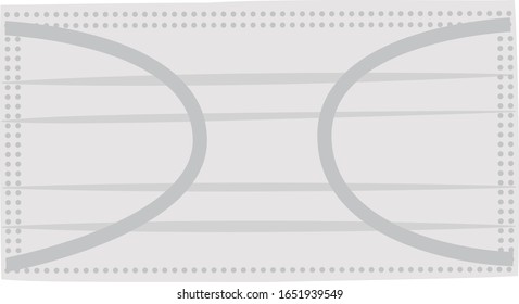 medical mask vector image on white background