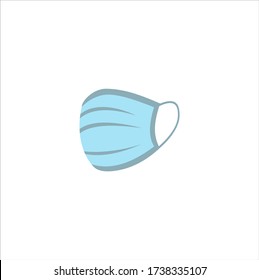 Medical masker vector for protecting against virus  illustration icon design