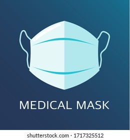 Medical masks vector illustration, To protect your self from virus, coronavirus outbreak.