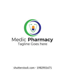 Medical Medic Health Care Pharmacy Logo