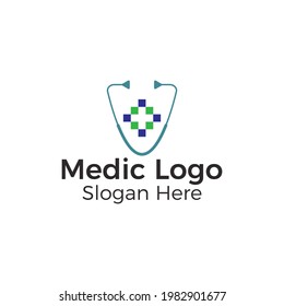 Medical Medic Health Care Pharmacy Logo