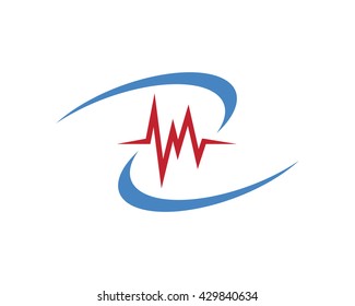 medical medicare clinic pharmacy health image vector heart line 2