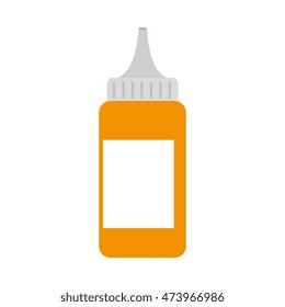 medical medicine bottle container equipment healthcare vector illustration