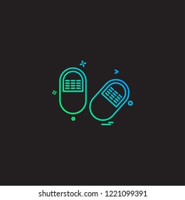  medical medicine health icon vector desige