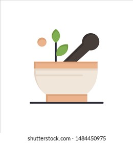 Medical, Medicine, Soup, Hospital  Flat Color Icon. Vector icon banner Template. Vector Icon Template background