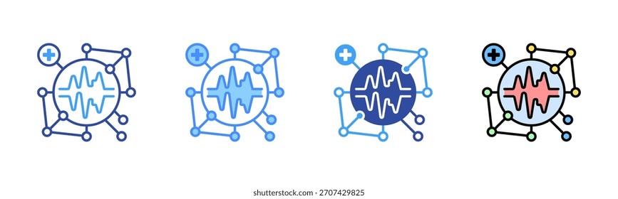 Medizinisches Modellsymbol, Multi-Styles-Symbolsatz