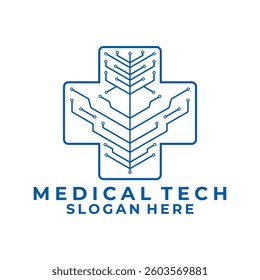 Medical modern logo design. Creative medical logo design vector