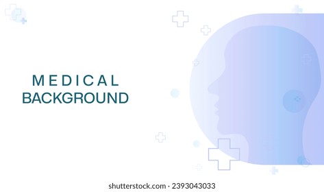 Medical molecular background with medical elements, cardiogram. Biotechnological concept, innovative technologies, health care.
