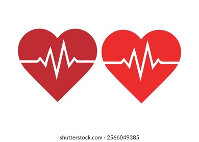 A medical monitor icon displaying a heartbeat and rhythm, symbolizing heart health, diagnosis, and vital sign monitoring in healthcare settings.