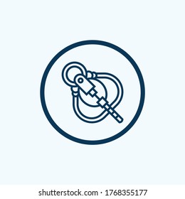 Medical nanobots line icon, technology and medical, nanorobot sign, vector graphics, a linear pattern on a white background, eps 10.
